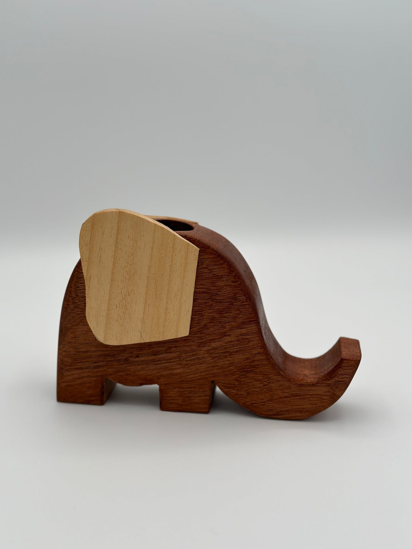 Elegant Elephant Pen & Phone Holder