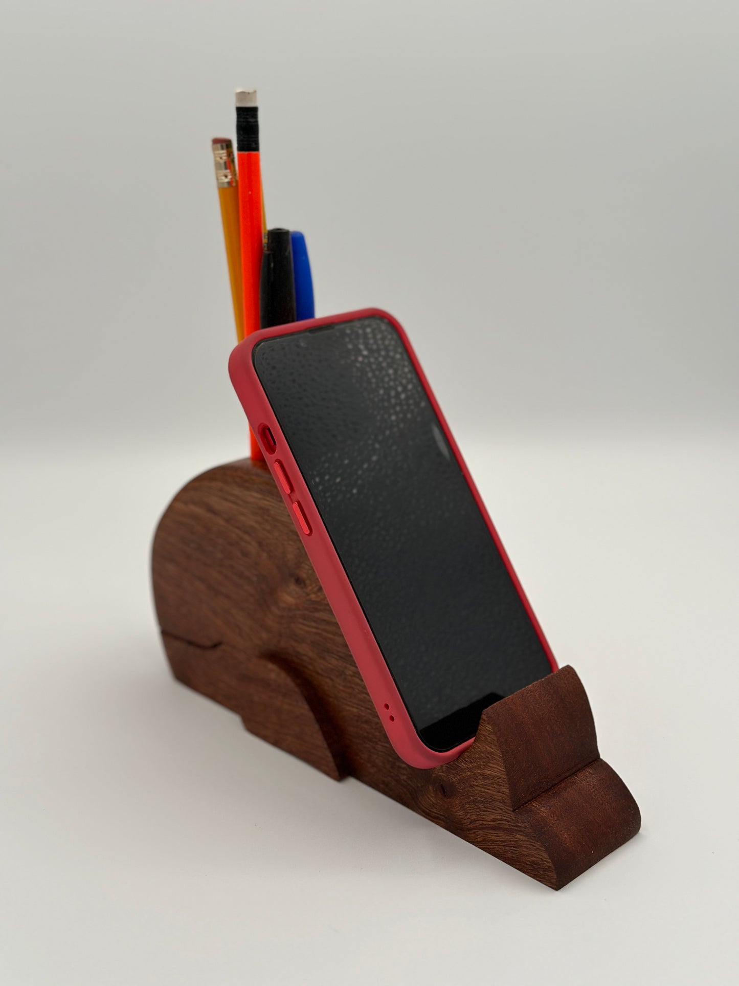Whimsical Whale Pen & Phone Holder