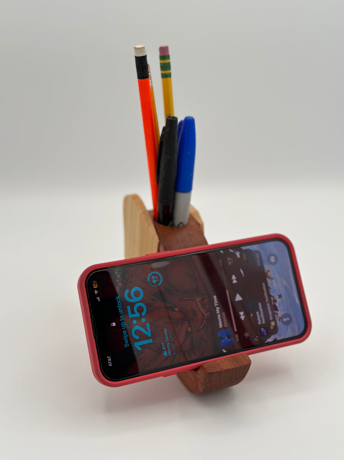 Elegant Elephant Pen & Phone Holder