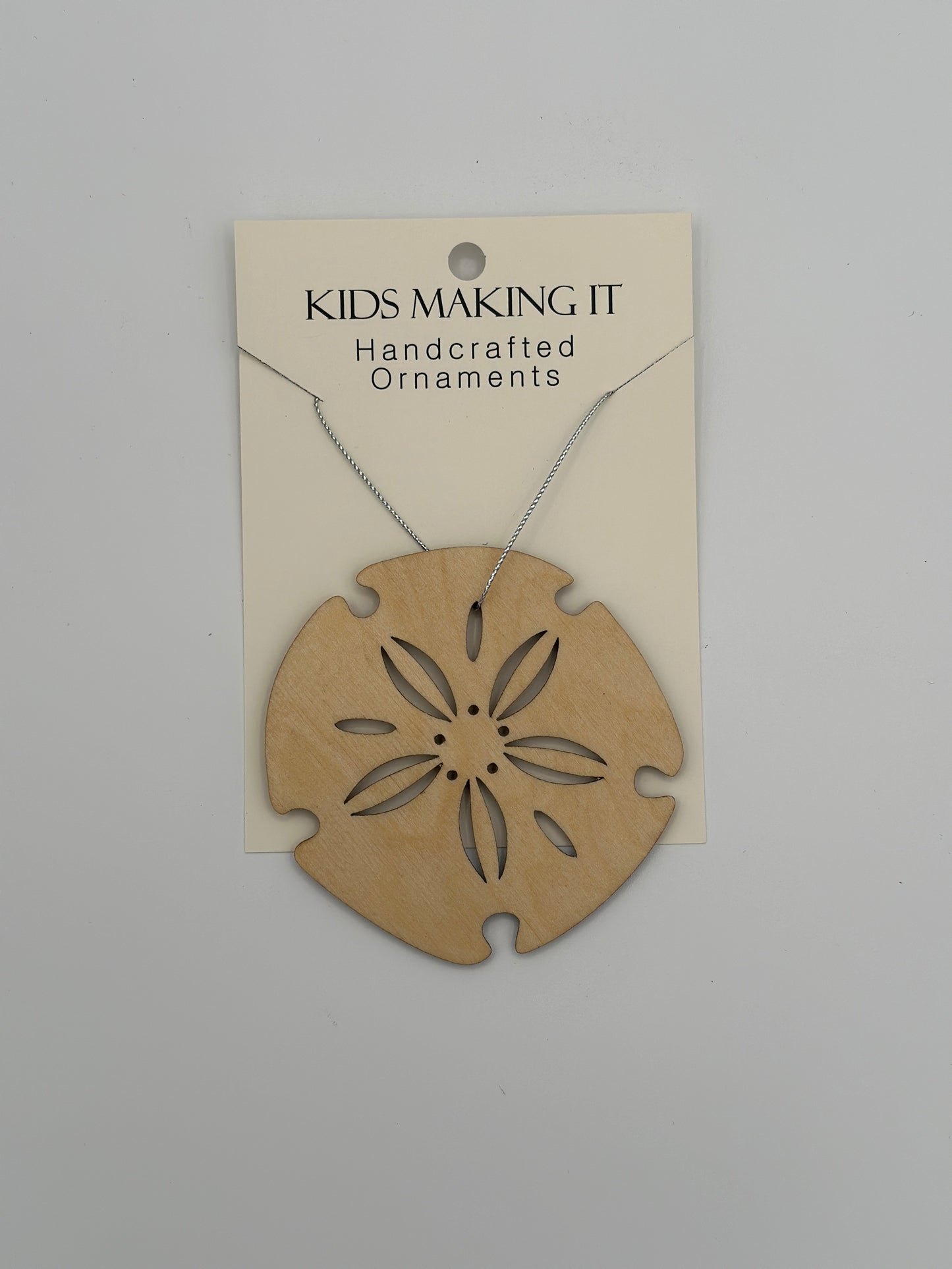 Wooden Sand Dollar Ornament