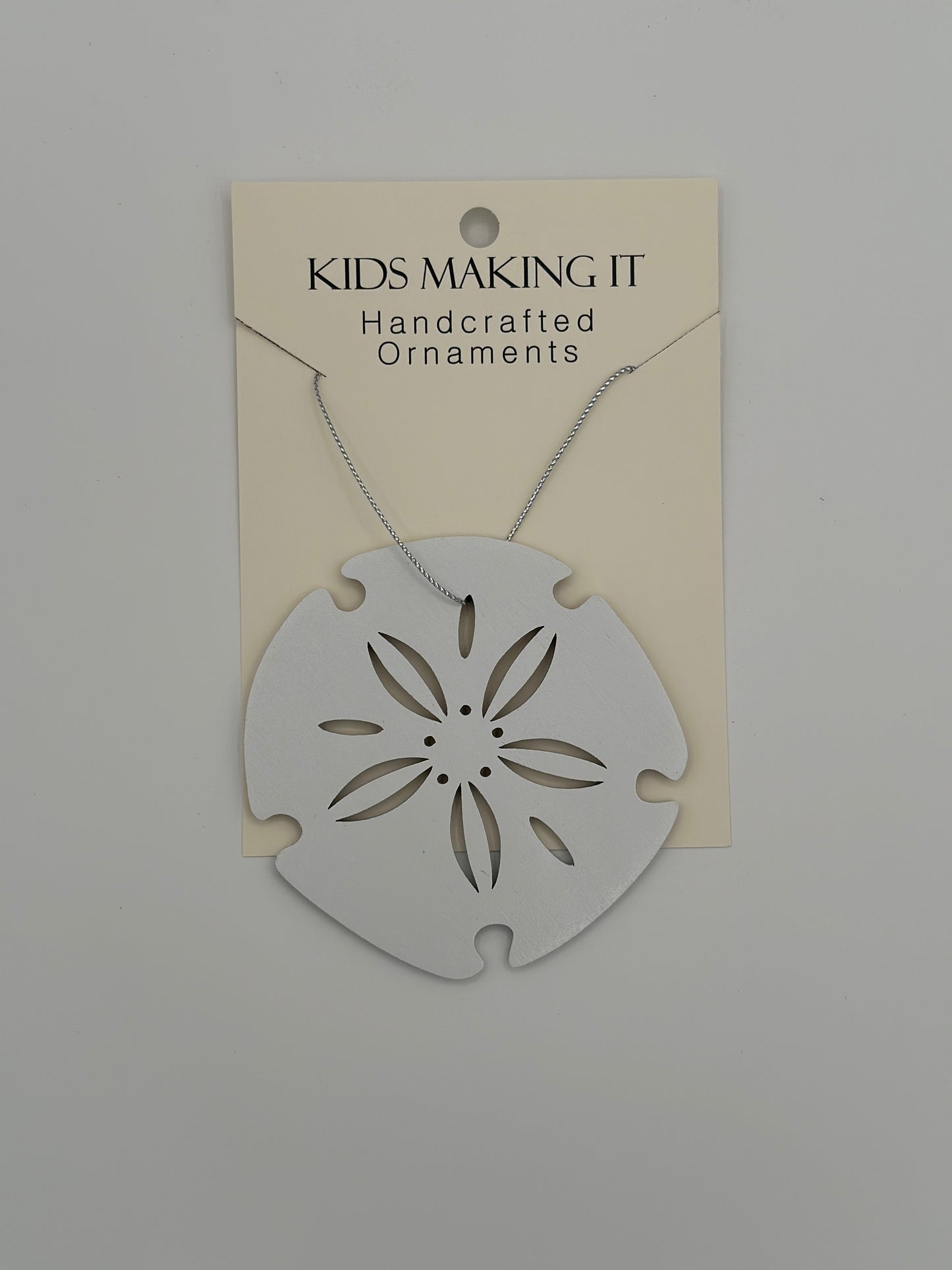 Wooden Sand Dollar Ornament