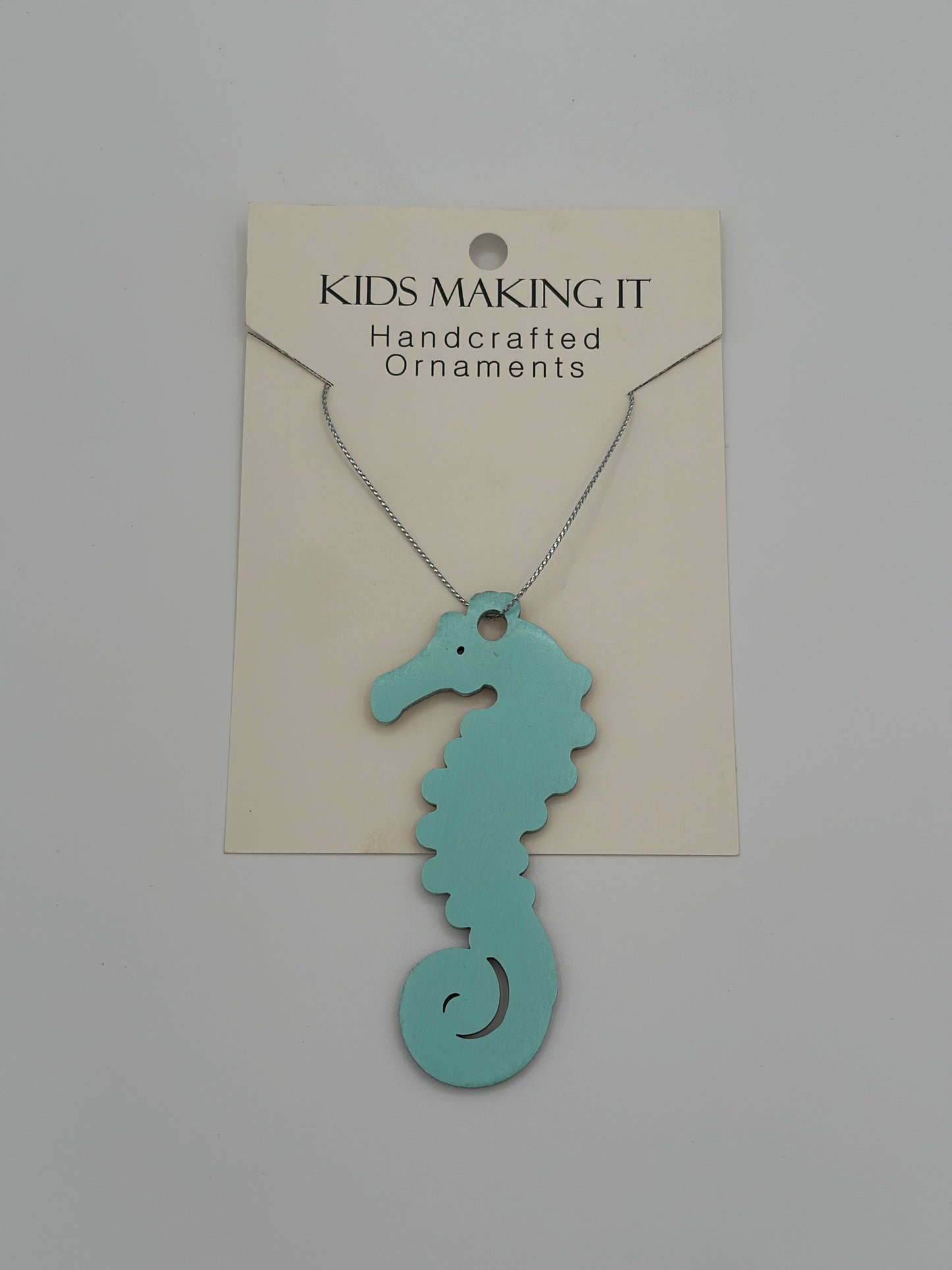 Wooden Seahorse Ornament